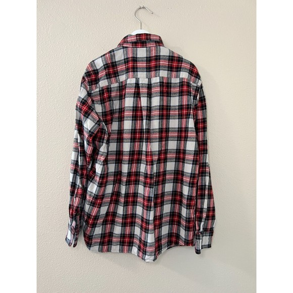 St. John's Bay Men's Plaid Flannel Classic Fit Button Down Shirt Size L - Picture 2 of 10